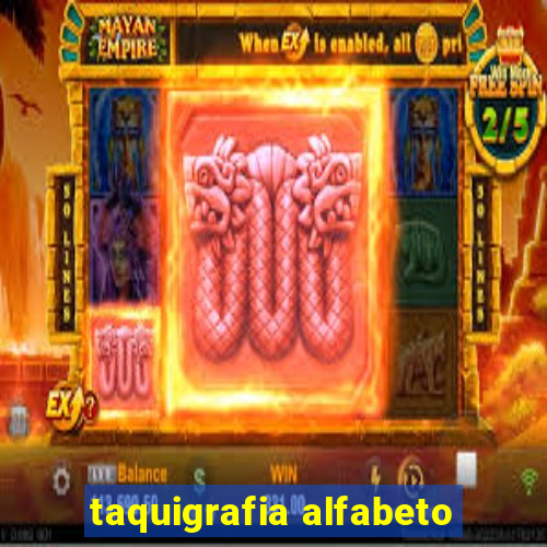 taquigrafia alfabeto